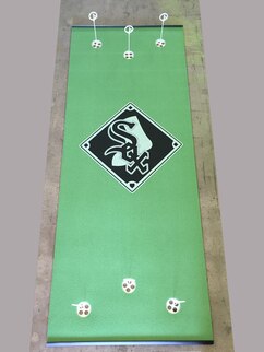 Registered Trade Marks Need Permission For Printing. Even on BirdieBall Putting Greens.